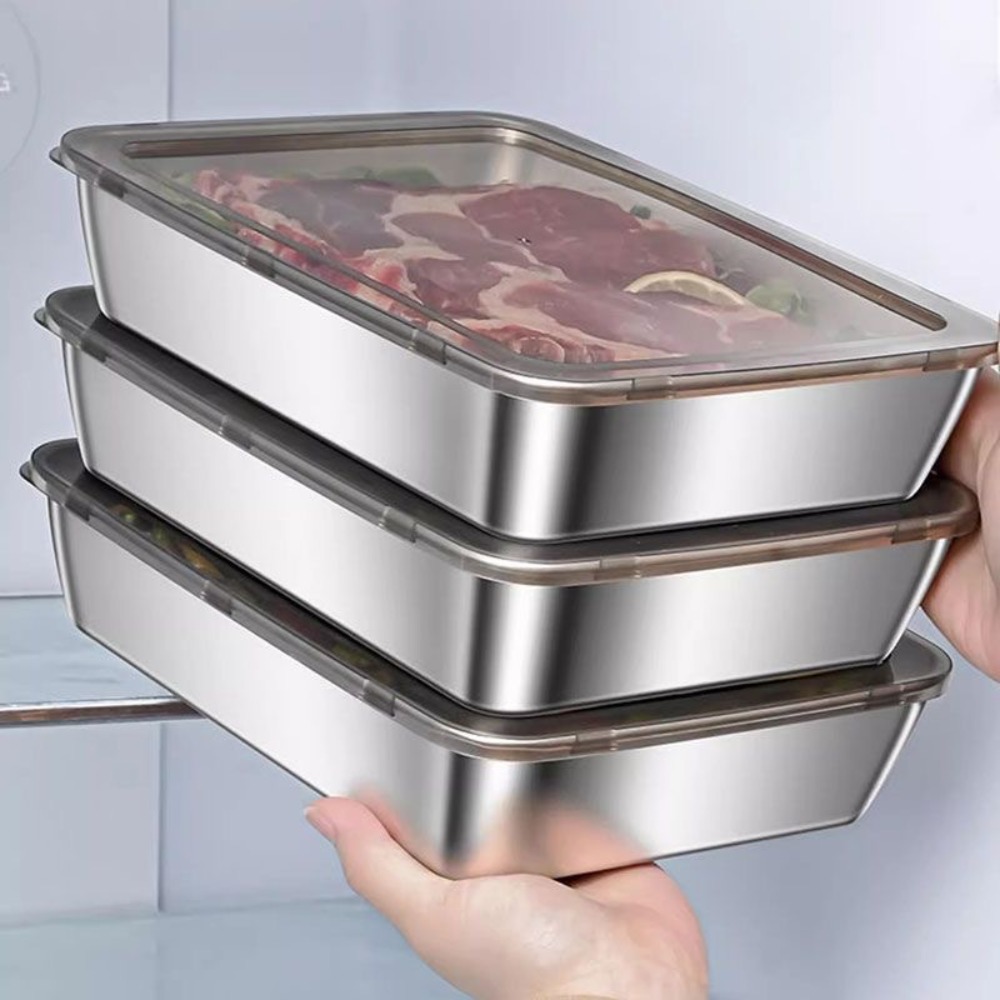 Food Storage Meals - Food Grade Stainless Steel Serving Tray