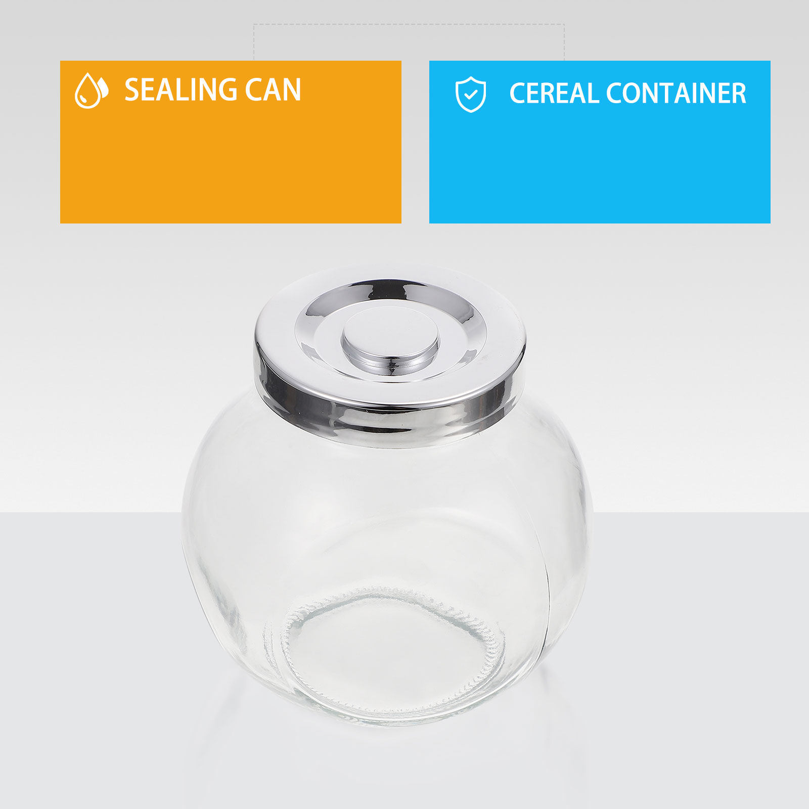 Food Storage Jars Plastic - 2Pcs Fruit Jam Storage Bottles Household