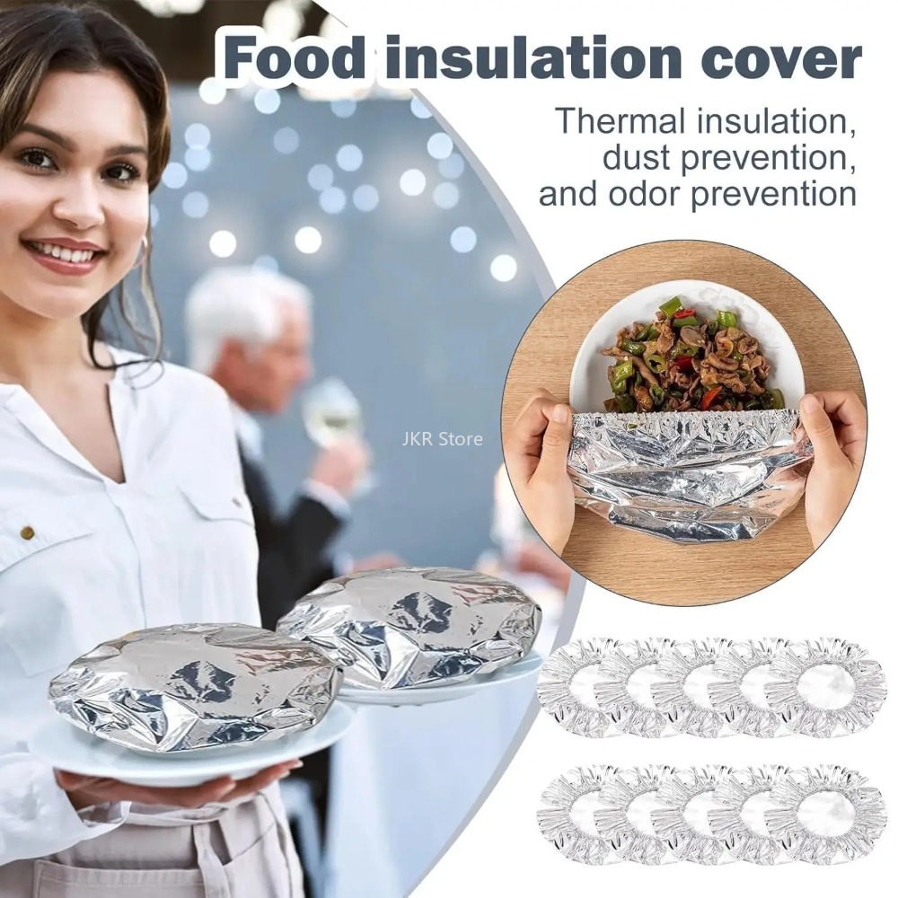 Aluminum Foil Bowl Covers 10/3 - Food Storage Keep Hot recension och pris