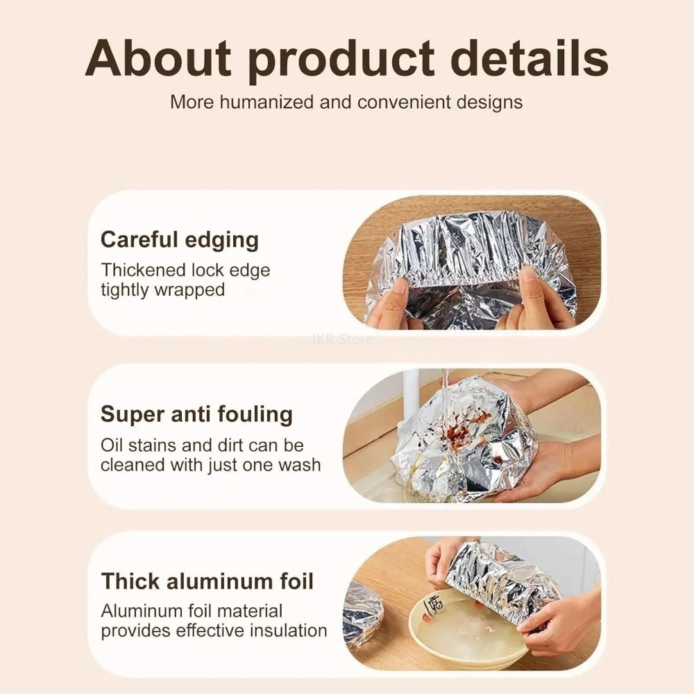 Aluminum Foil Bowl Covers 10/3 - Food Storage Keep Hot recension och pris