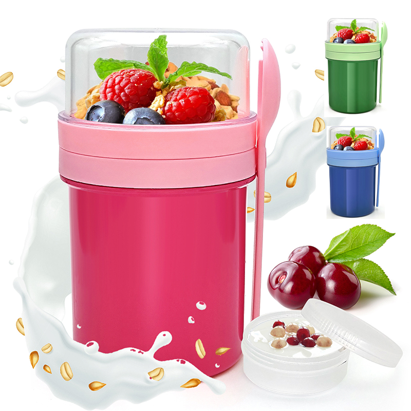 Portable Double Layer Overnigh - Food Storage Meals recension och pris