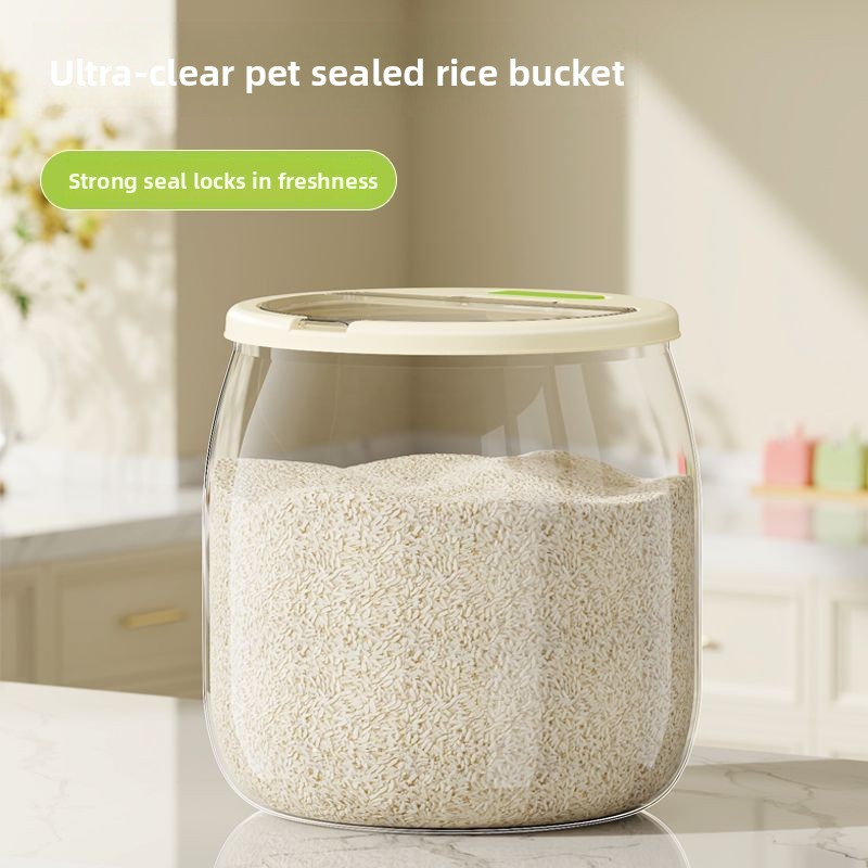 Household Rice Bucket Sealed a - Food Storage Acrylic Containers recension och pris
