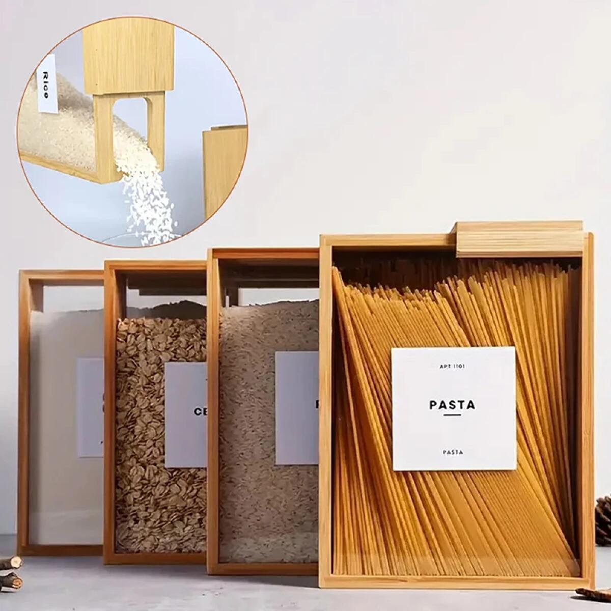 Food Dispenser Kitchen Organiz - Food Storage Acrylic Containers recension och pris