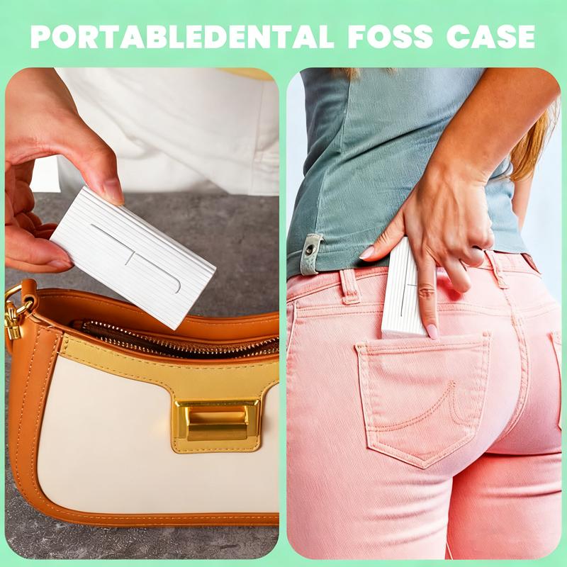 Portable Automatic Dental Flos - Food Storage Dispenser recension och pris