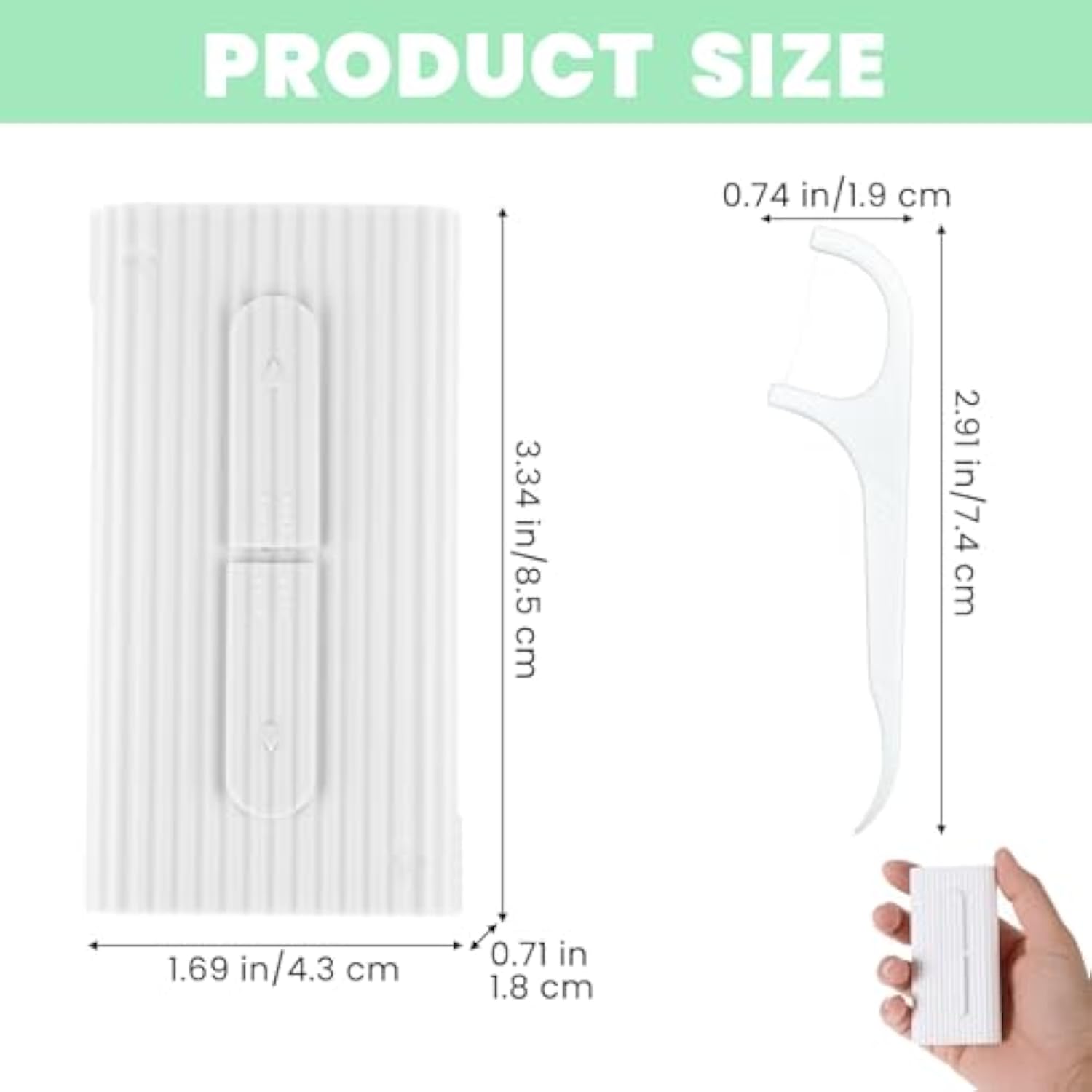 Portable Automatic Dental Flos - Food Storage Dispenser recension och pris