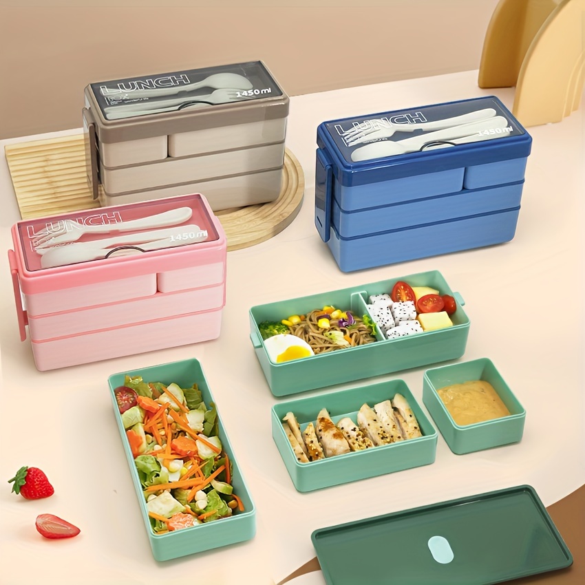1450ML Bento Lunch Box Large C - Food Storage Jars Plastic recension och pris