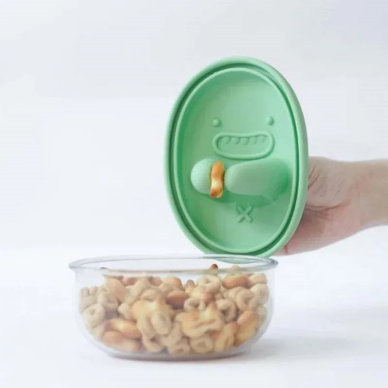 Hands-Free Snack Box, No Crumb - Food Storage Method recension och pris