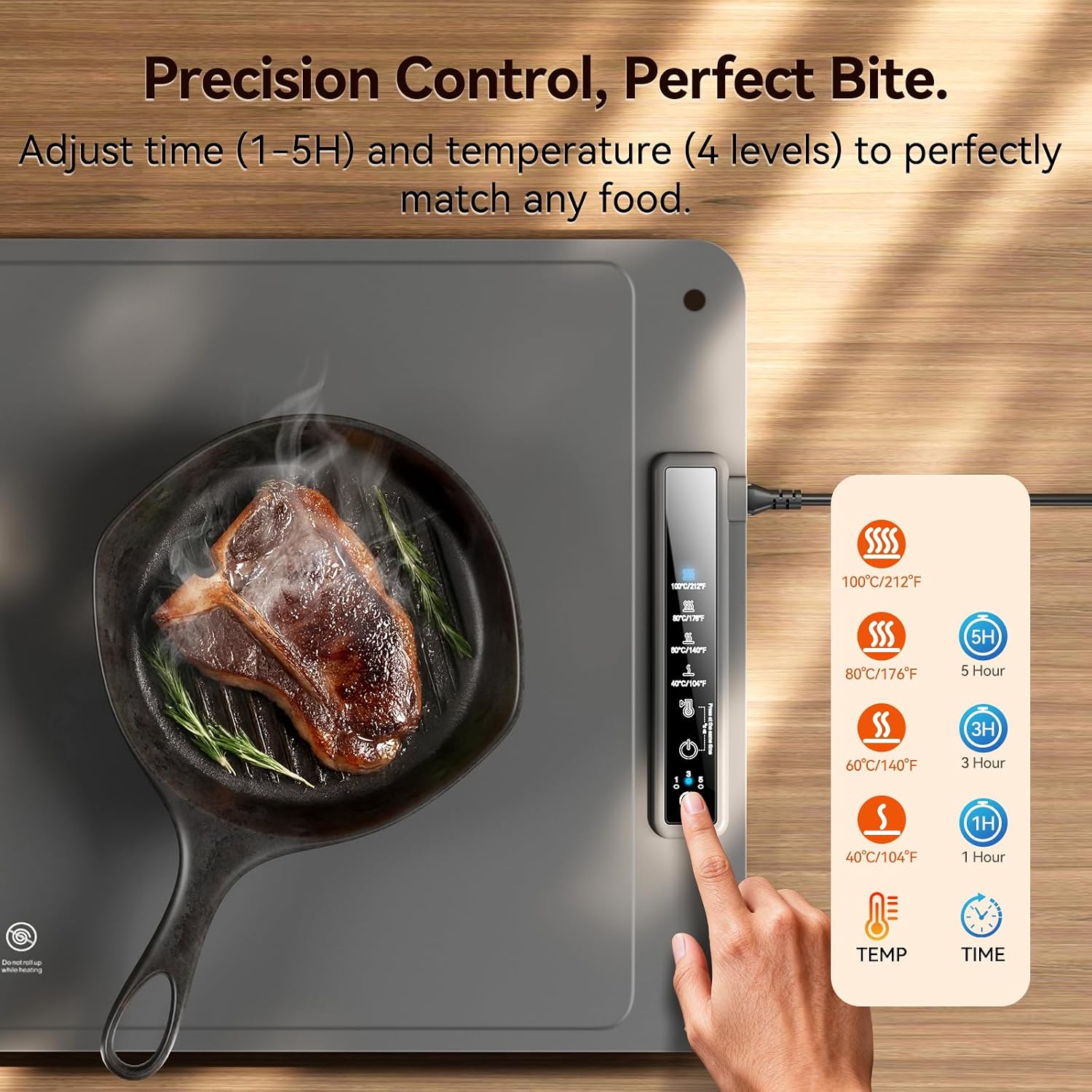 XXL 36x16in Food Warming Mat,  - Portable Food Warmer recension och pris