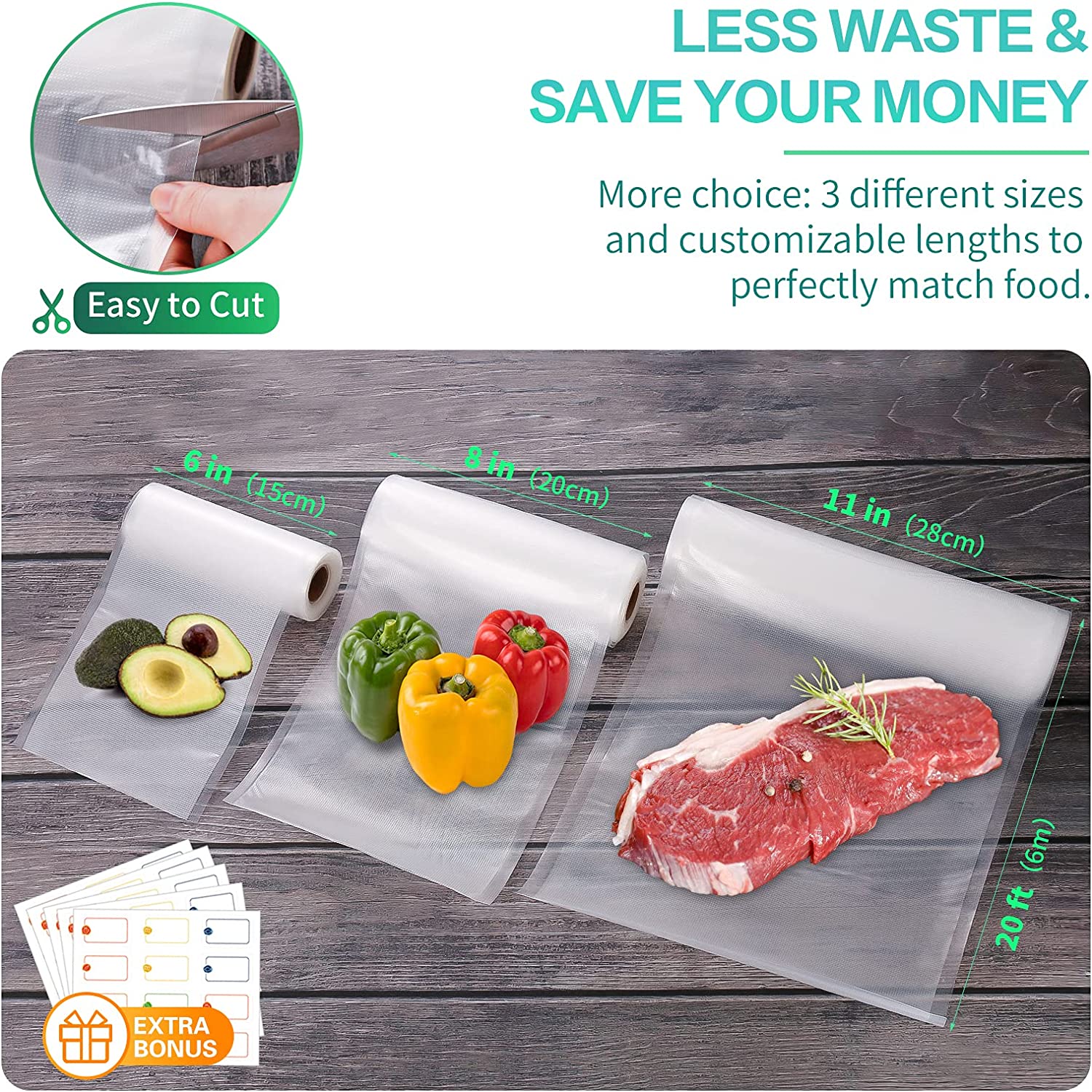 Kitchen Bags For Vacuum Food V - Food Storage Method recension och pris