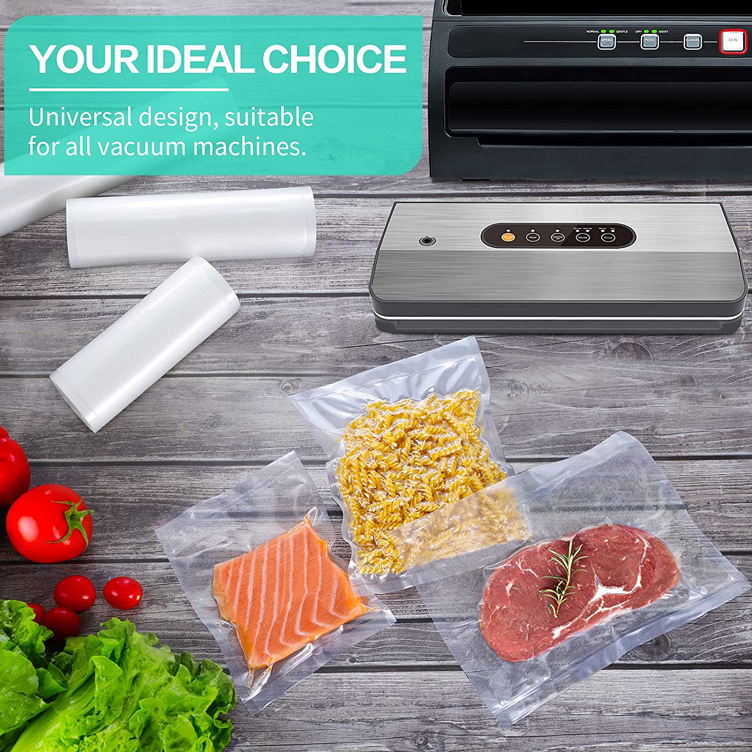 Kitchen Bags For Vacuum Food V - Food Storage Method recension och pris