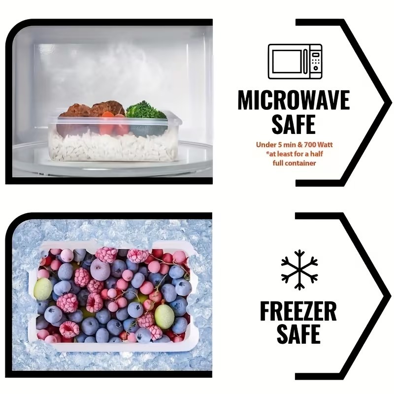 4-Piece Clear Food Storage Con - Food Storage Order recension och pris