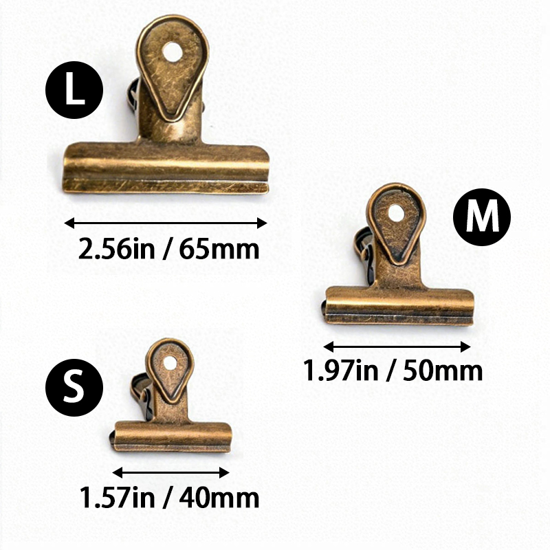 Bulldog Clips, 3 Pcs Binder Cl - Food Storage Method recension och pris