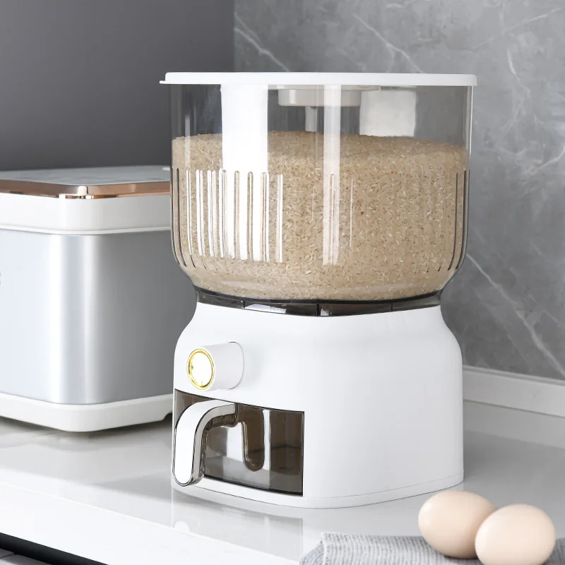 10KG Kitchen Rice Bucket Stora - Food Storage Acrylic Containers recension och pris