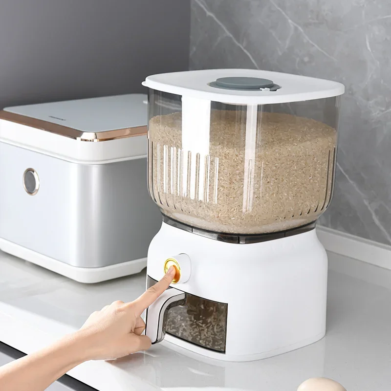 10KG Kitchen Rice Bucket Stora - Food Storage Acrylic Containers recension och pris