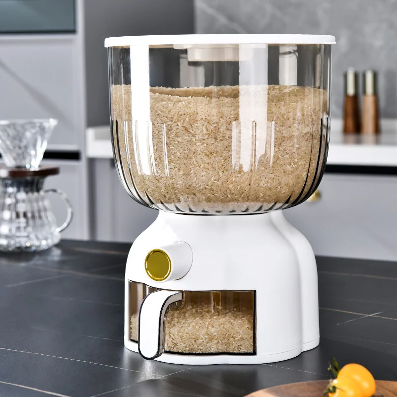 10KG Kitchen Rice Bucket Stora - Food Storage Acrylic Containers recension och pris