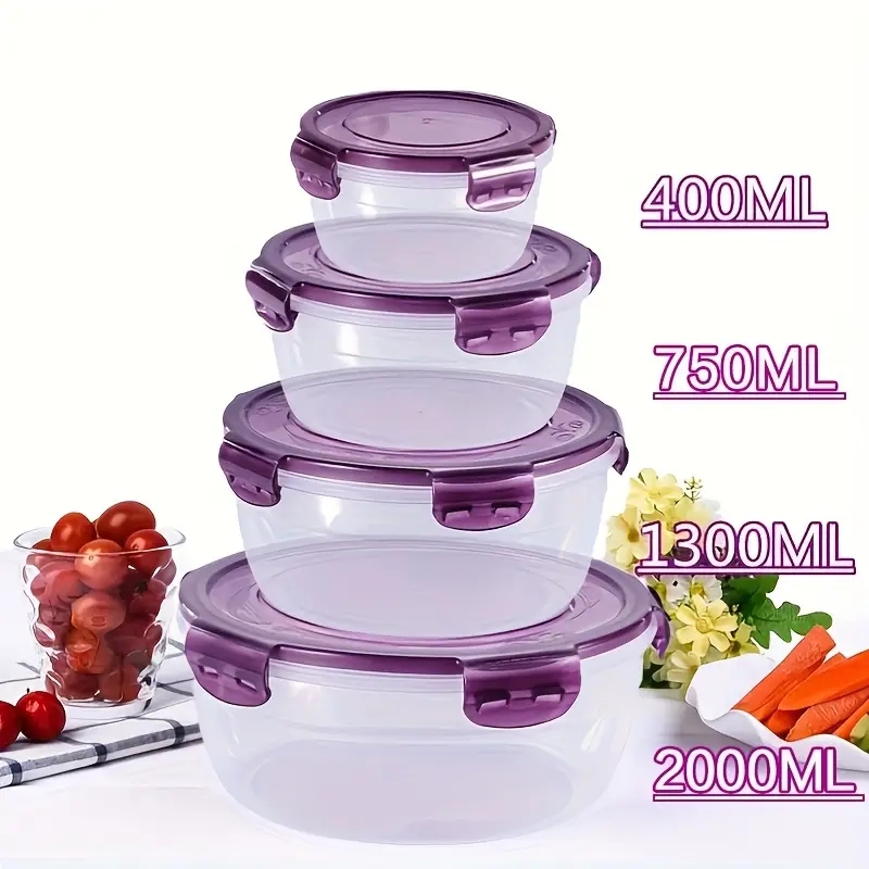 4 Plastic Food Storage Contain - Food Storage Jars Plastic recension och pris