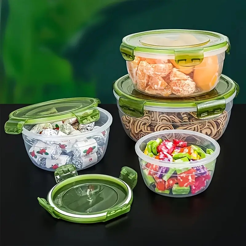 4 Plastic Food Storage Contain - Food Storage Jars Plastic recension och pris