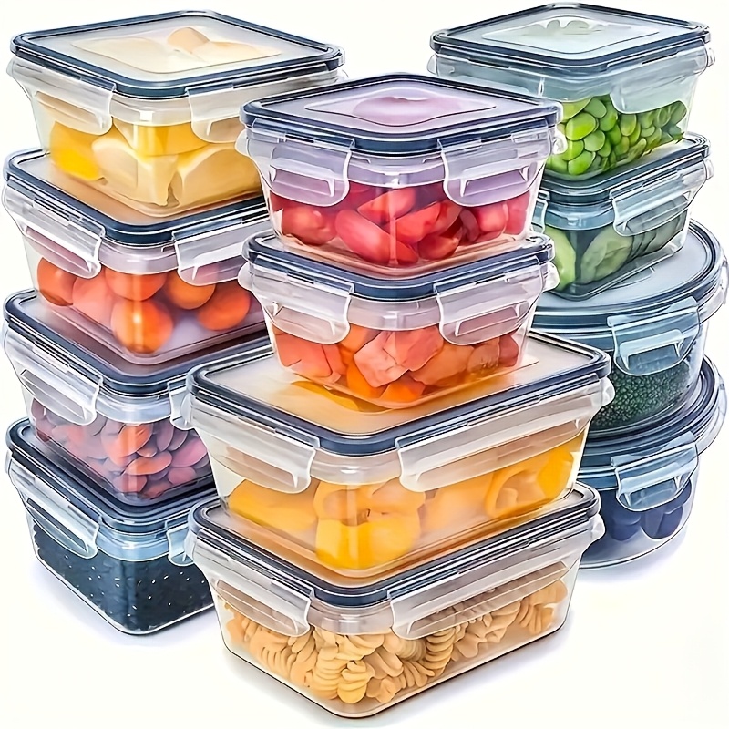 8Pcs Set Includes 4 Containers - Food Storage Method recension och pris