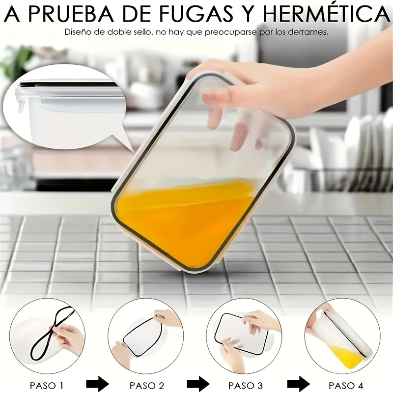 8Pcs Set Includes 4 Containers - Food Storage Method recension och pris