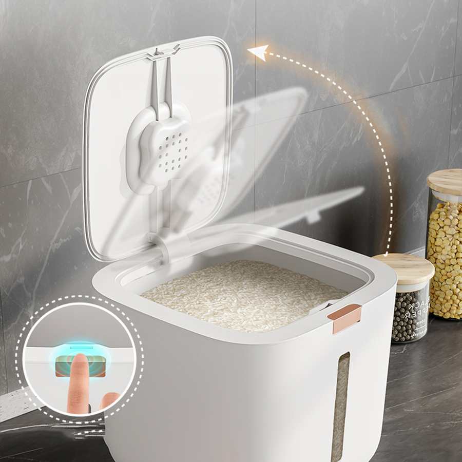Airtight Moisture-Proof Rice S - Food Storage Dispenser recension och pris