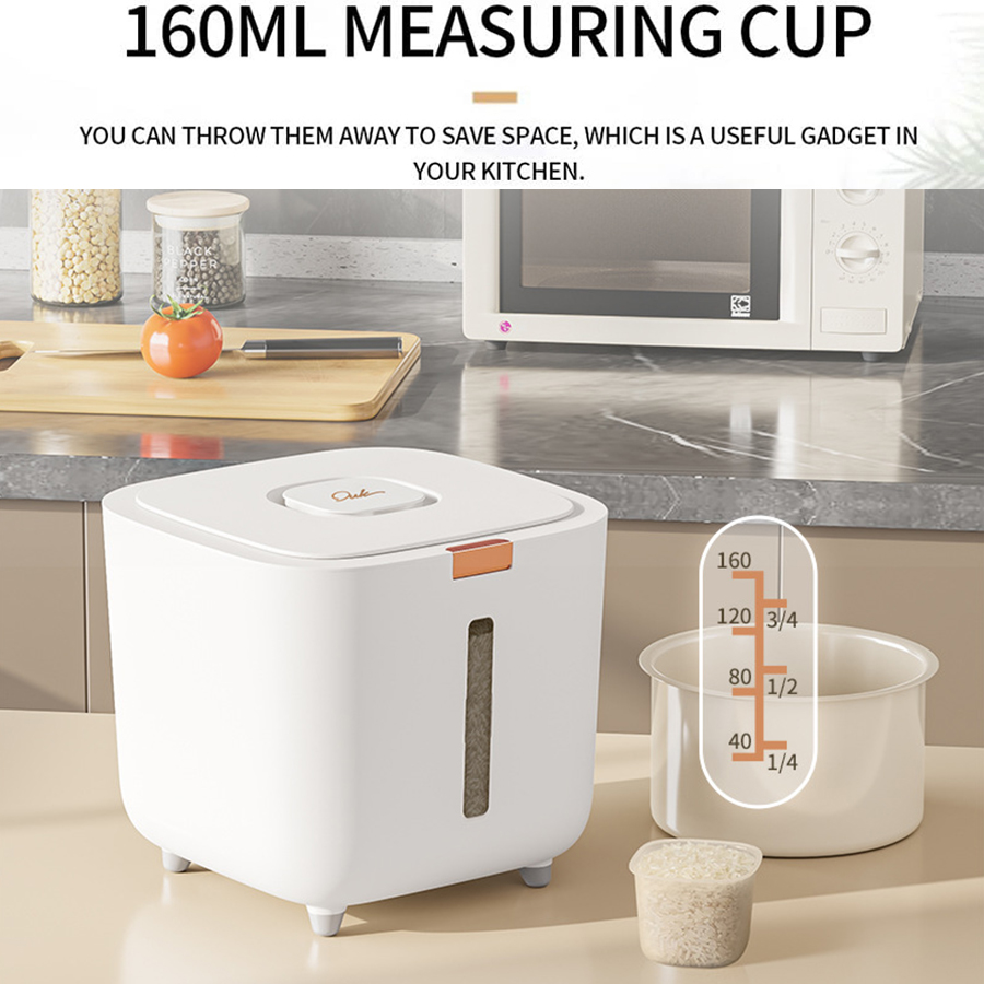 Airtight Moisture-Proof Rice S - Food Storage Dispenser recension och pris