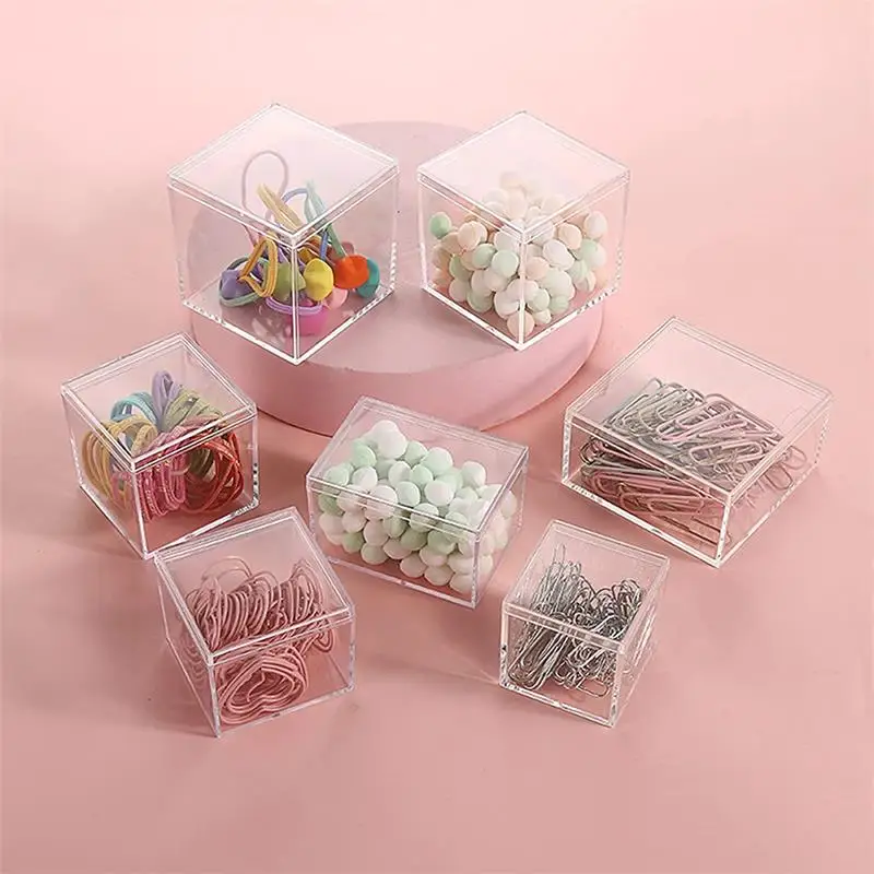 12 PCS Transparent Acrylic Box - Food Storage Acrylic Containers recension och pris