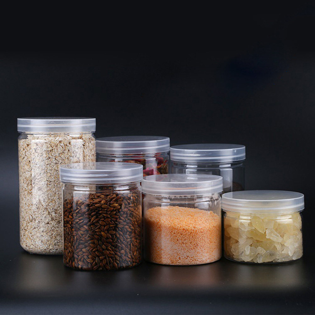 10Pcs Clear High-Grade Plastic - Food Storage Jars Plastic recension och pris
