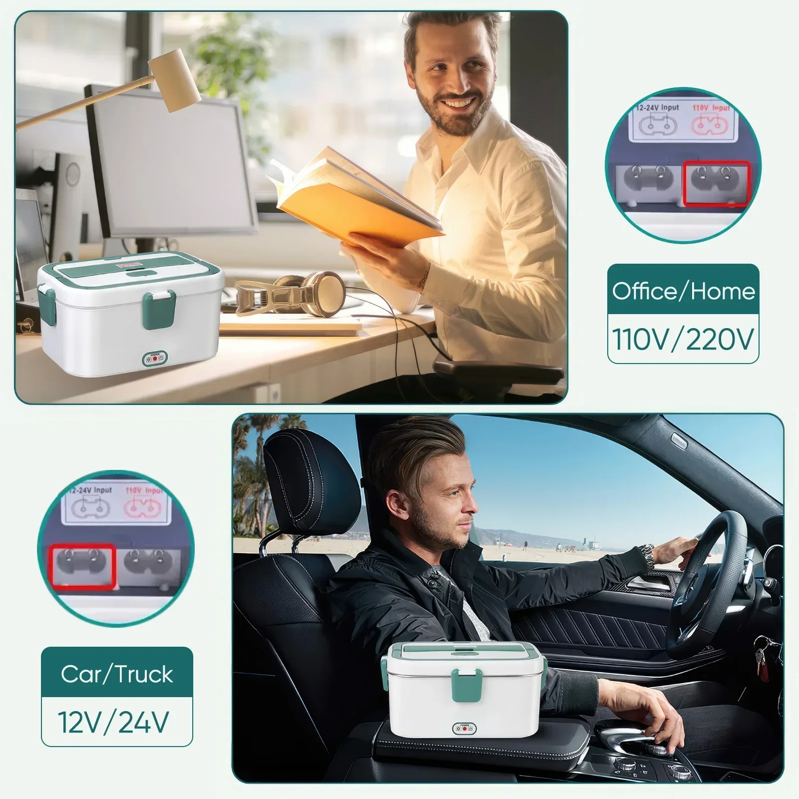 Electric Lunch Box Food Warmer - Portable Food Warmer recension och pris