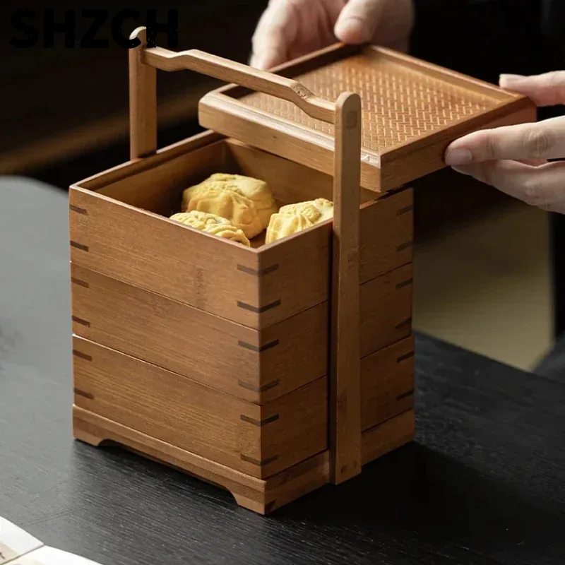 Bamboo Storage Basket Traditio - Food Storage Acrylic Containers recension och pris