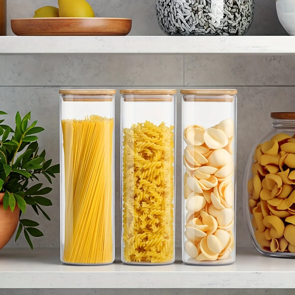 Modern 26/42oz Glass Storage C - Food Storage Acrylic Containers recension och pris