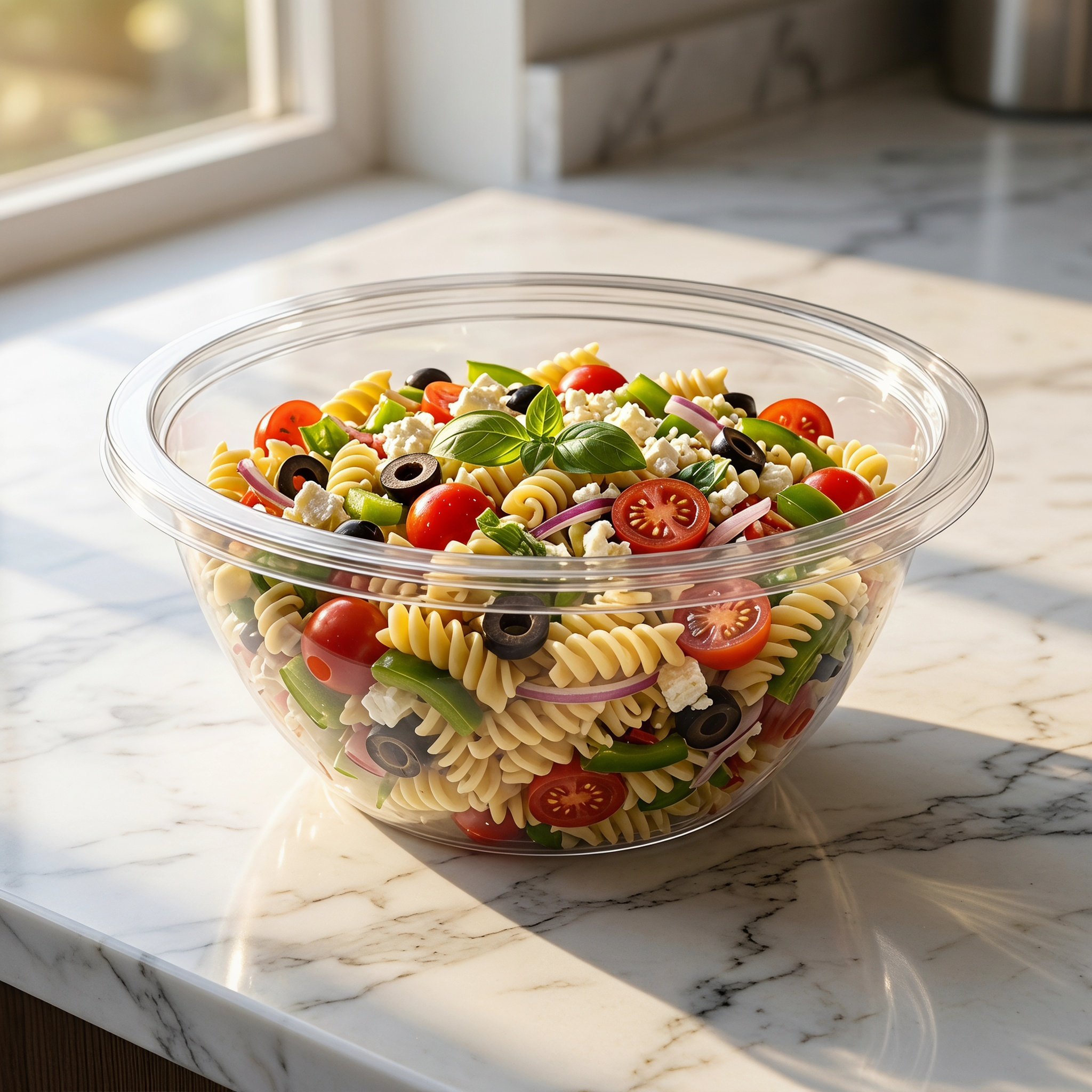 2Sets Clear Salad Mixing Bowls - Food Storage Meals recension och pris