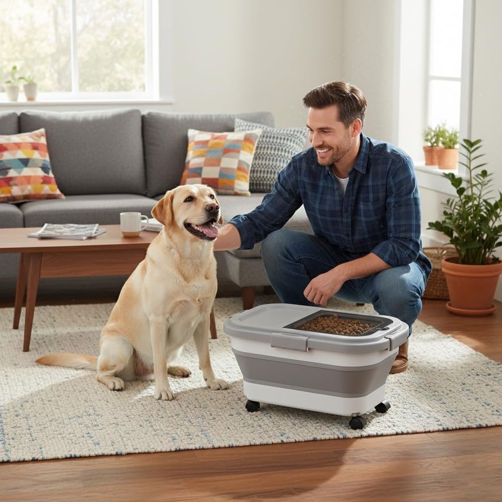 15 Lbs Dog/Cat Food Storage Co - Food Storage Dog recension och pris