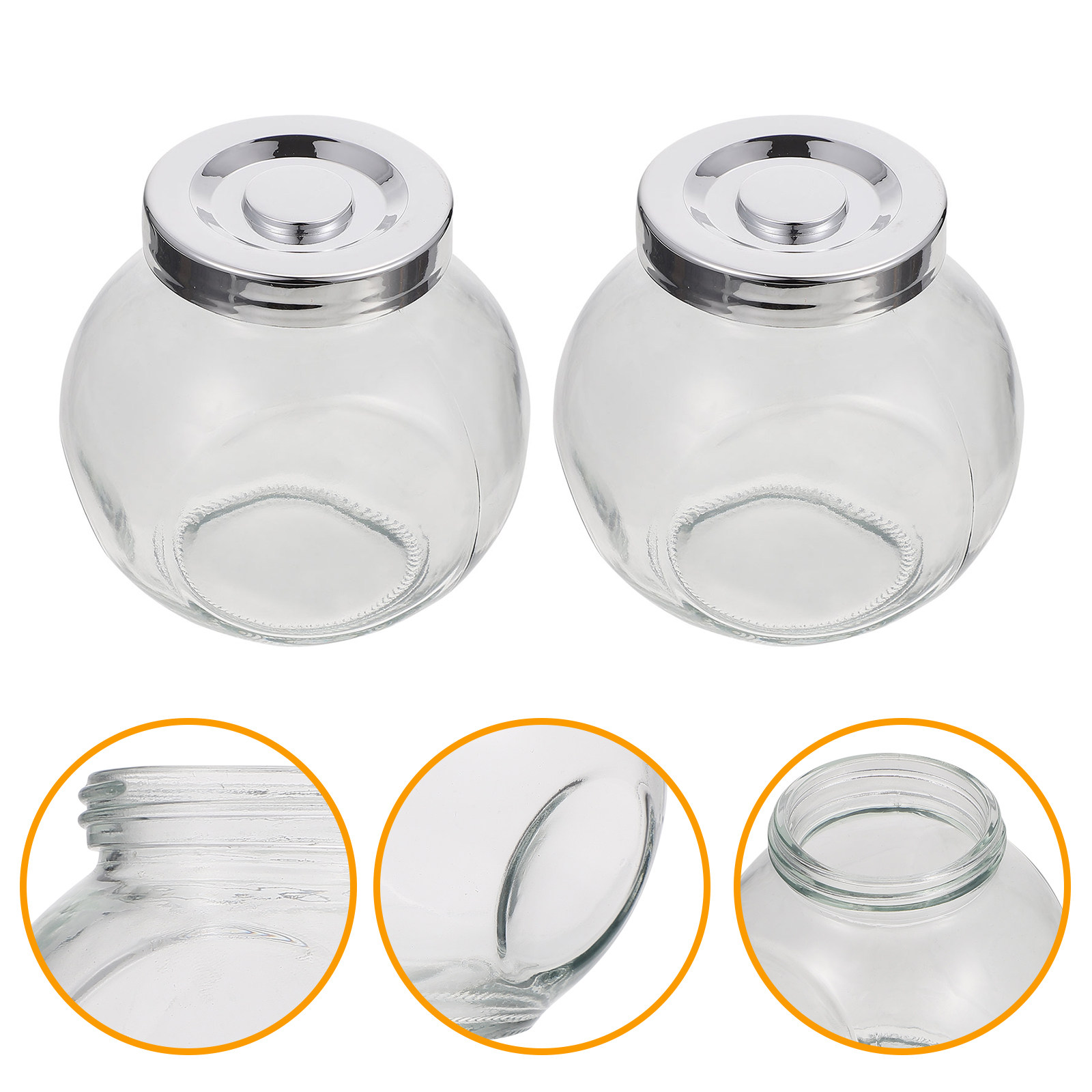2Pcs Fruit Jam Storage Bottles - Food Storage Jars Plastic recension och pris