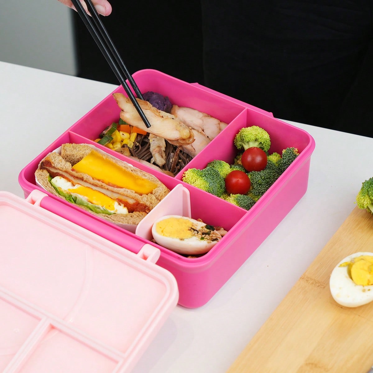 Leak Proof Bento Lunch Box Mod - Food Storage Acrylic Containers recension och pris