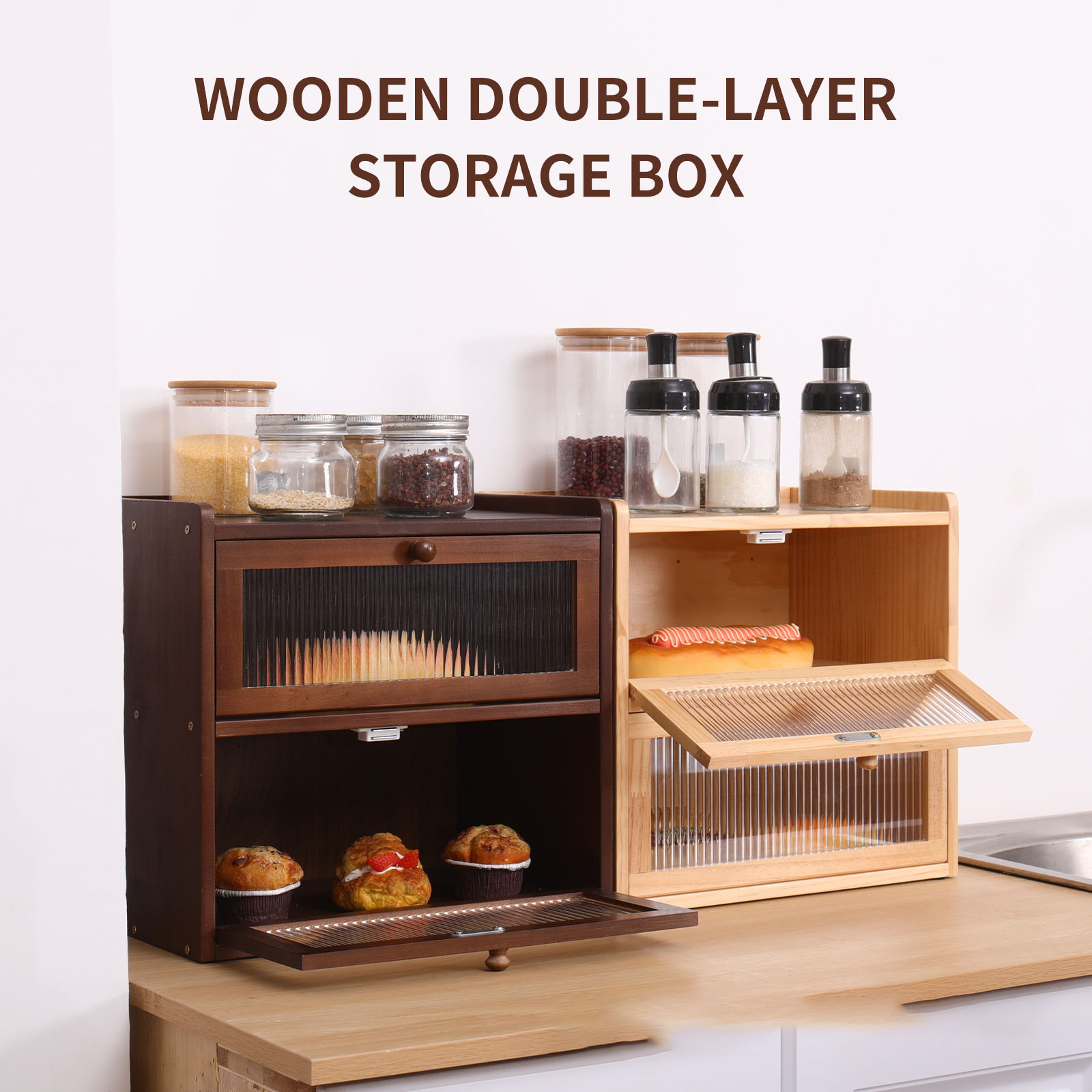 Bread Box Homemade Bread Bin H - Food Storage Acrylic Containers recension och pris