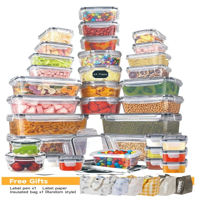 48PCS BPA-Free Food Storage Se - Food Storage Order recension och pris