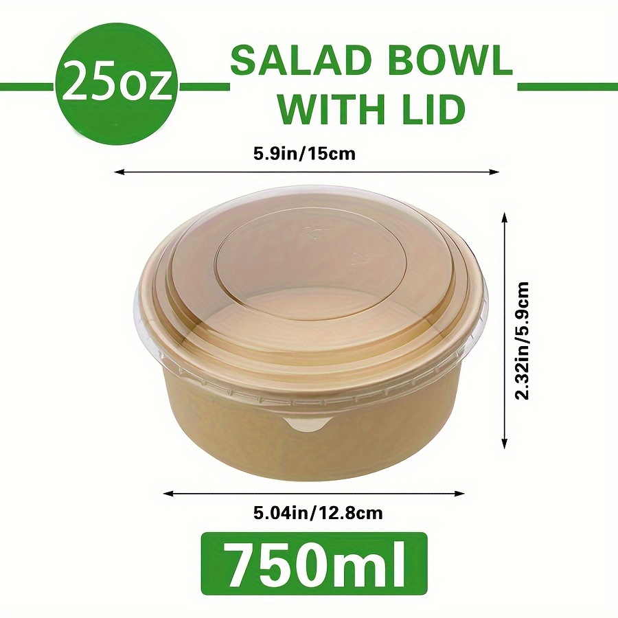 25Oz/750Ml 25/50 Pack Paper Bo - Food Storage Meals recension och pris