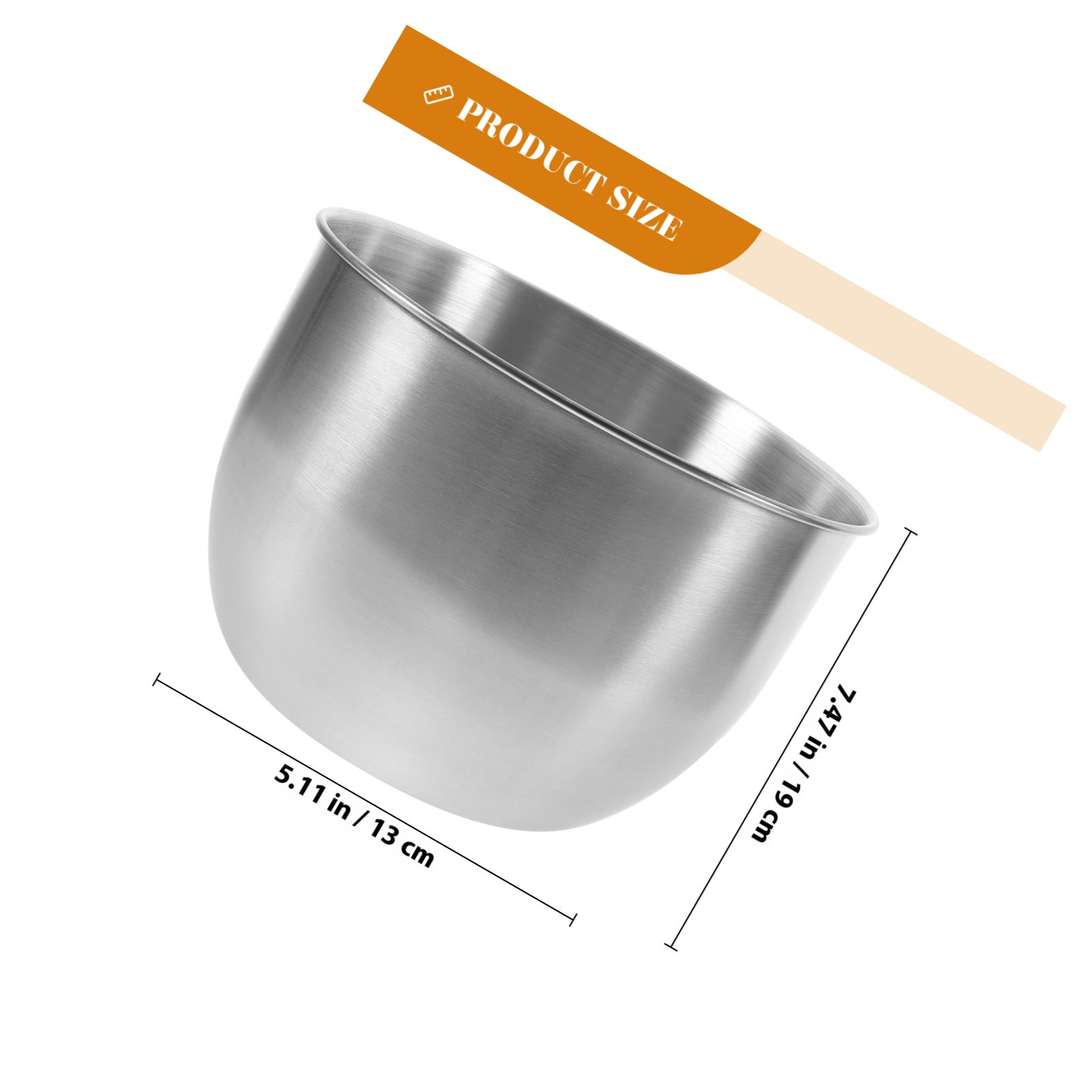 Deep Stainless Steel Mixing Bo - Food Storage Meals recension och pris