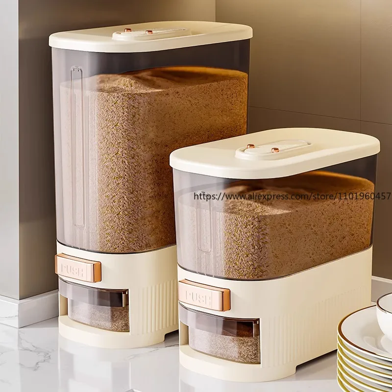 Food-Grade Rice Storage Contai - Food Storage Acrylic Containers recension och pris