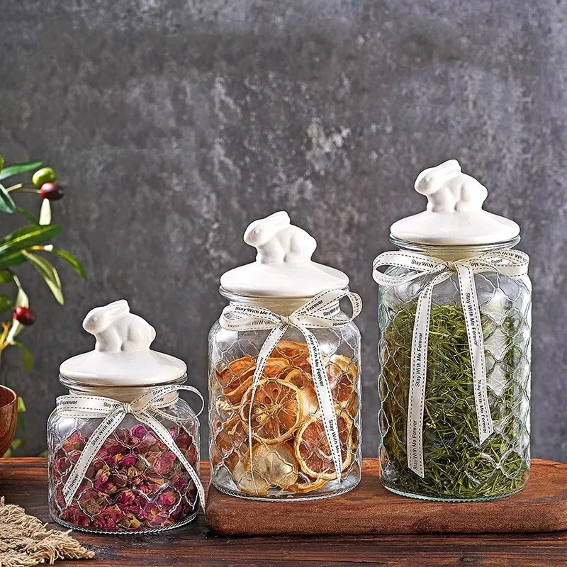 Transparent Glass Sealed Jar,  - Food Storage Acrylic Containers recension och pris