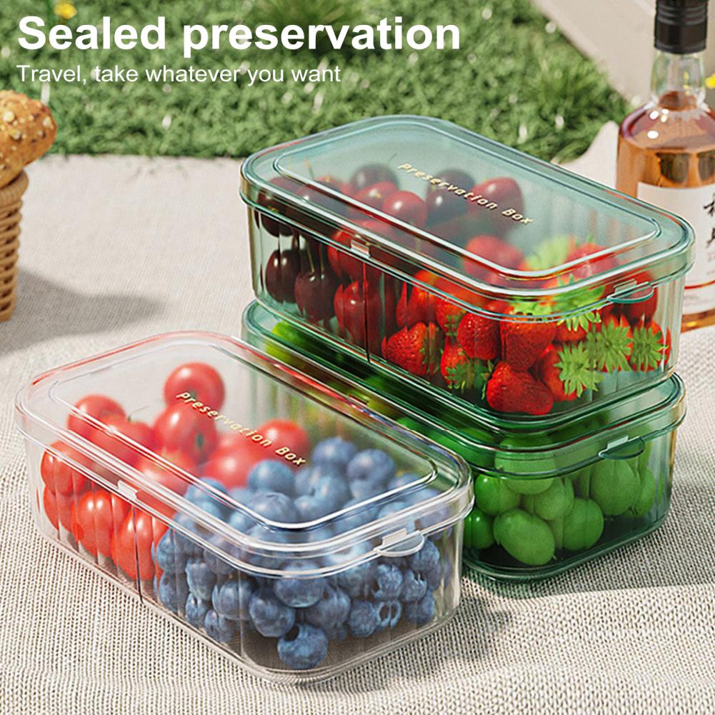 Multi-functional Fridge Bins w - Food Storage Acrylic Containers recension och pris